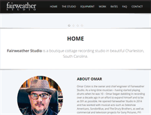 Tablet Screenshot of fairweatherstudio.com